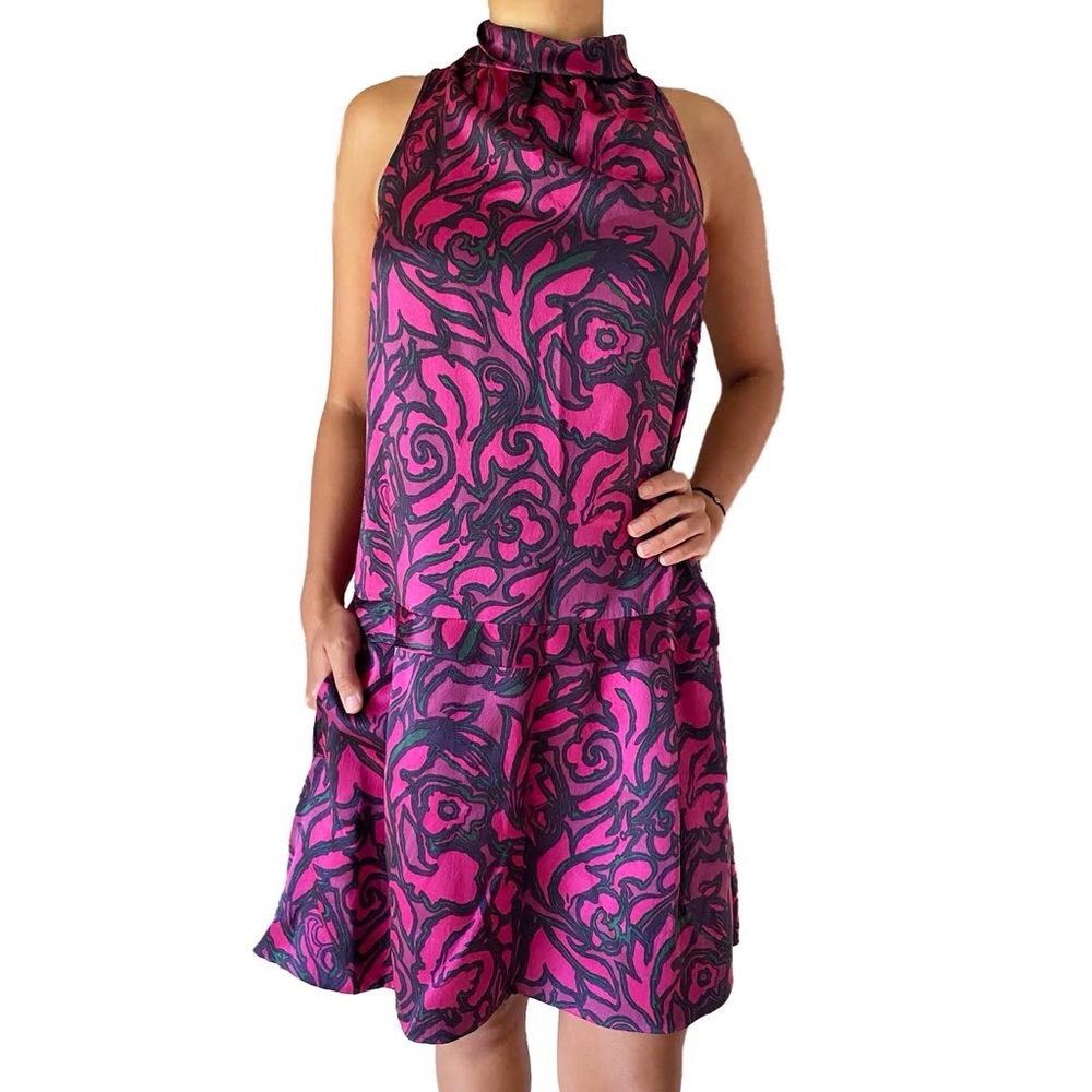 Marc by Marc Jacobs Purple Knee Length Party Dress